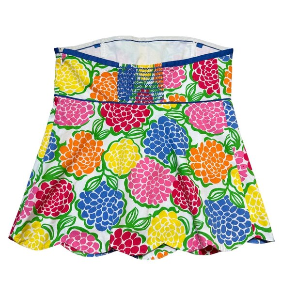 Lilly Pulitzer Strapless Floral Cael Top Multi Womens Size 8 Resortwear Vacation - Picture 6 of 6